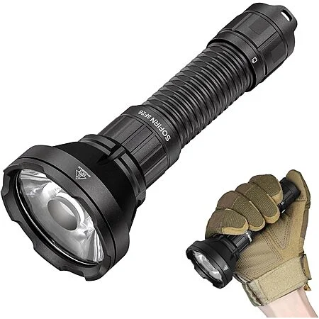 Sofirn SF26 2000 Lumens Battery Powered Tactical Flashlight | apply promo code 8V25ZO4P