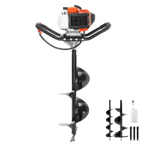 VEVOR 1450W Gas Powered Auger Post Hole Digger w/ 6" + 10" Drill Bits $102 + Free Shipping