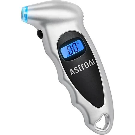 AstroAI 150PSI Digital Tire Pressure w/ Presta Valve Adaptor | $4.60 off when you apply promo code 9GBJYZVL at checkout 