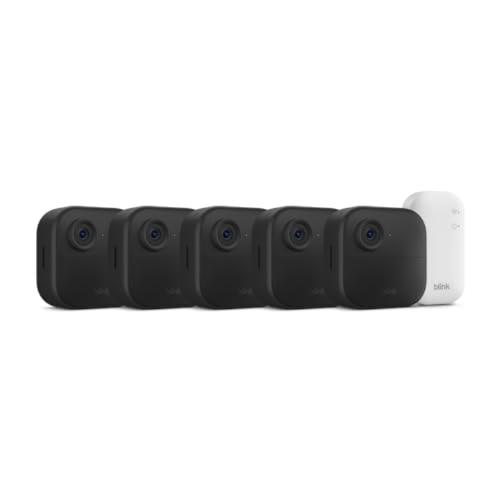 Blink Outdoor 4 Wireless Security Camera 5-Pack – 2-Year Battery