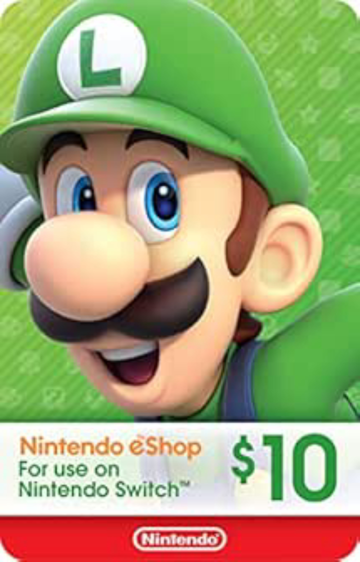 $10 Nintendo eShop Gift Card Digital Code