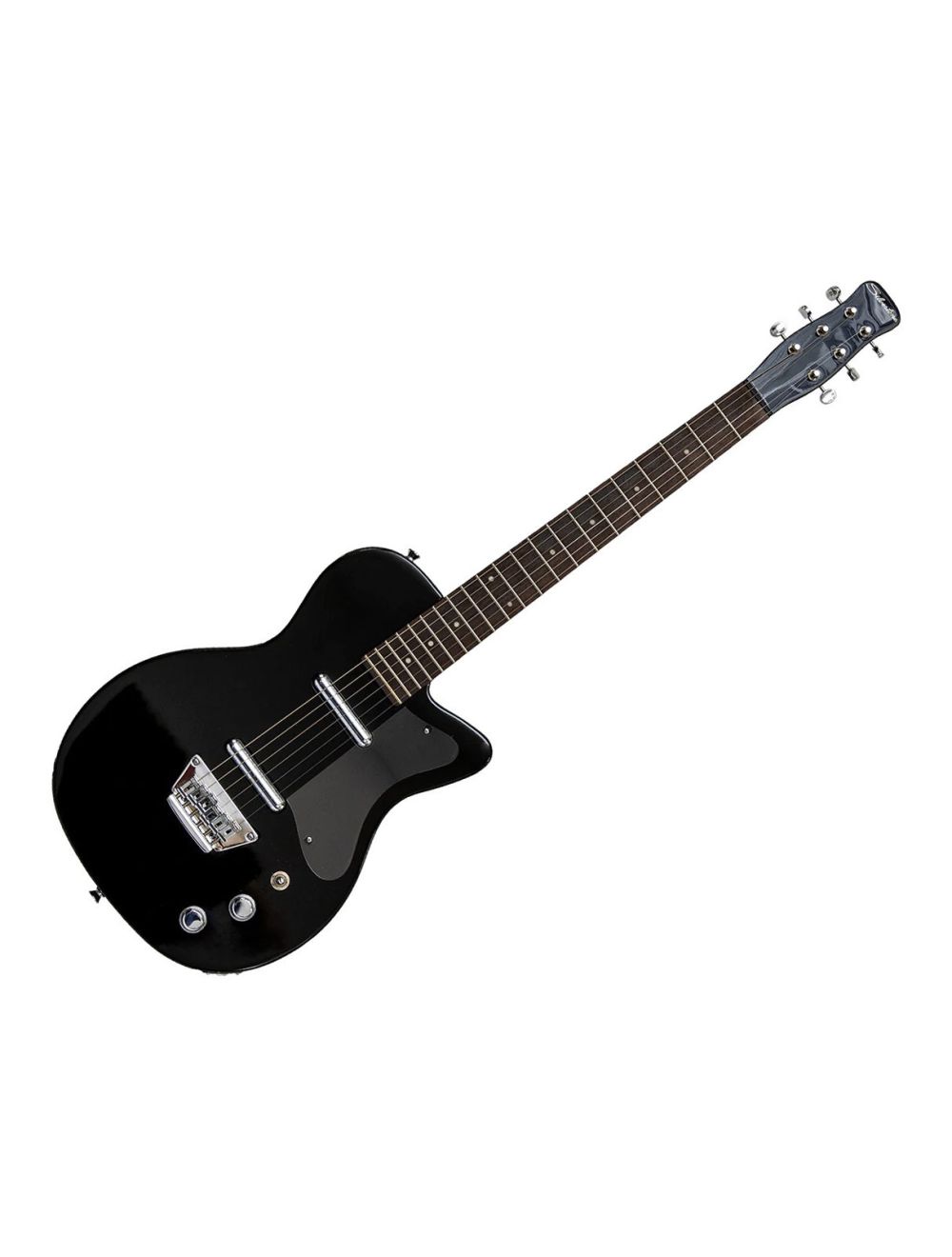 Silvertone 1303 Series Single Cut Electric Guitar - Black - Open Box