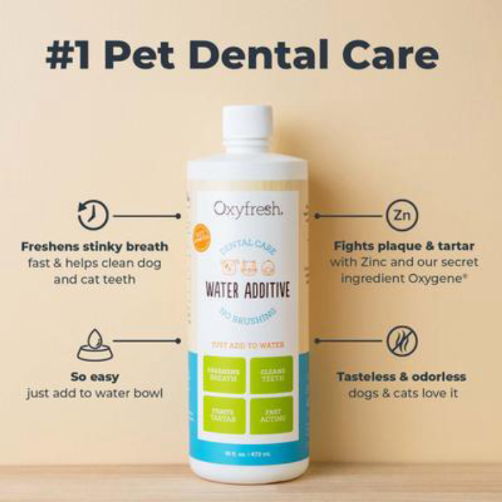 16-Oz Oxyfresh Pet Dental Care Water Additive for Dogs & Cats $10.77 w/ S&S + Free Shipping w/ Prime or on $35+