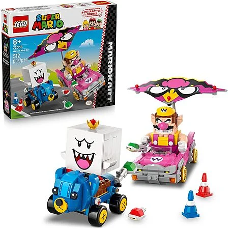 512-Pc LEGO Super Mario: Mario Kart Wario & King Boo Building Set