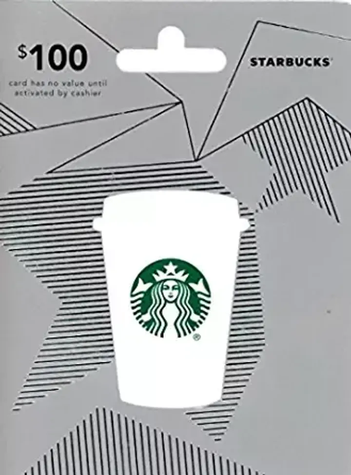 Starbucks $100 Gift Card (Email Delivery)