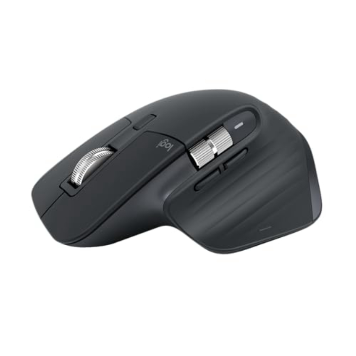 Logitech MX Master 3S Bluetooth Mouse – 8K DPI, Quiet Clicks