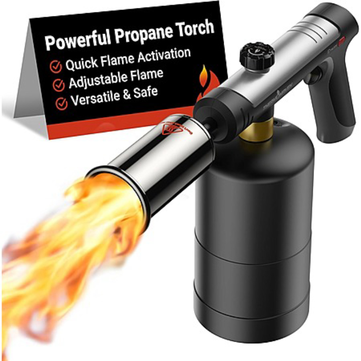 ThermoMaven Propane Blow Torch with One-Touch Max Fire