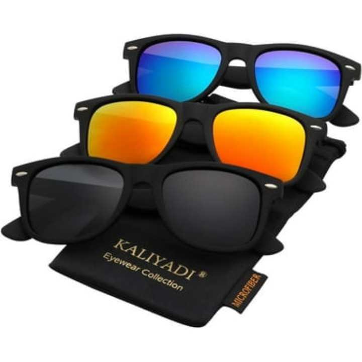 3-Pk KALIYADI Men's Polarized Sunglasses
