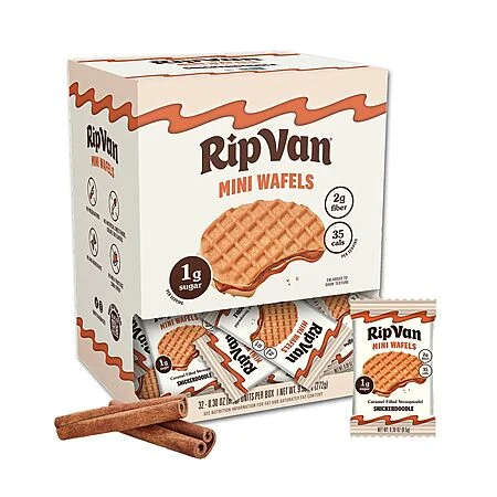 32-Ct Rip Van Wafels Snickerdoodle Mini Stroopwafels