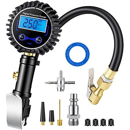 (prime) DigitPro Digital Tire Pressure Gauge w/ Inflator