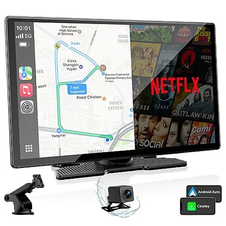 9" Volam CarPlay Voice Control Touch Screen with Built-In Netflix & Youtube and Backup Camera $85.78 + Free Shipping