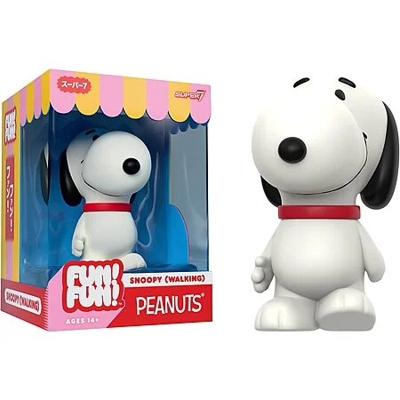 5" Super7 Peanuts Vinyl Figure: Snoopy Flying $12.89, Snoopy Walking $13 Charlie Brown $14 