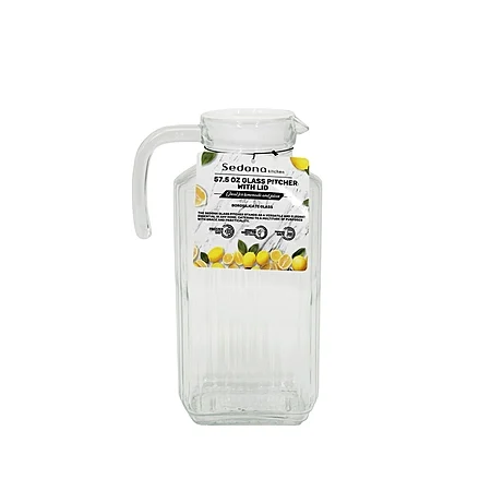 57.5-Ounce Sedona Kitchen Glass Pitcher $6.99 & More + Free Pickup at Macys or Free Shipping on $39+