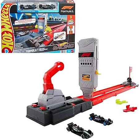  Hot Wheels Racing Formula 1 Toy Car Track Set at Amazon