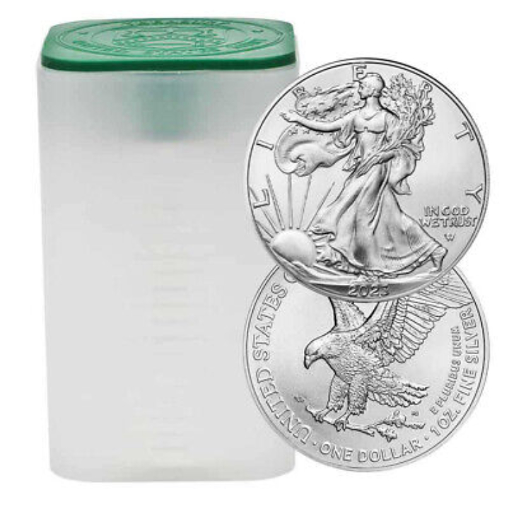 Roll of 20 - 2023 $1 American Silver Eagle 1 oz BU