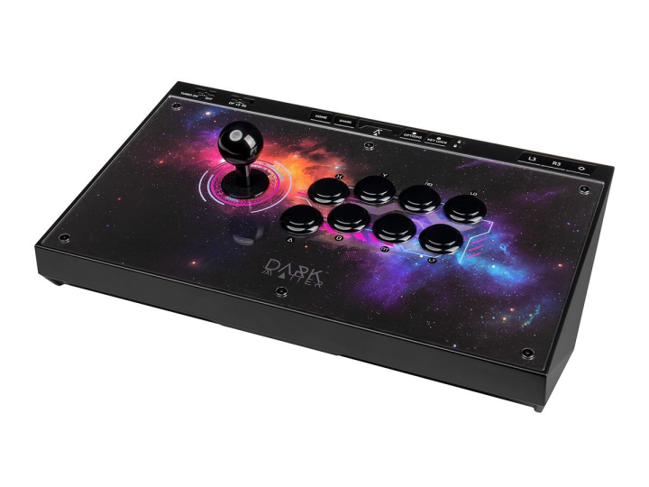 Dark Matter Arcade Fighting Stick with Sanwa joystick and Vewlix style buttons for Windows, Xbox One, PlayStation 4