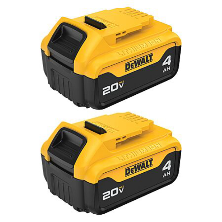 DeWALT 20V MAX 4 Ah Lithium-Ion Battery 2PK