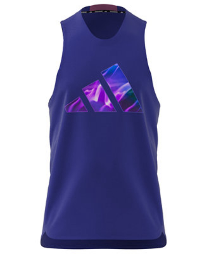 adidas Men's Designed for Training Workout Tank Top Ray Blue