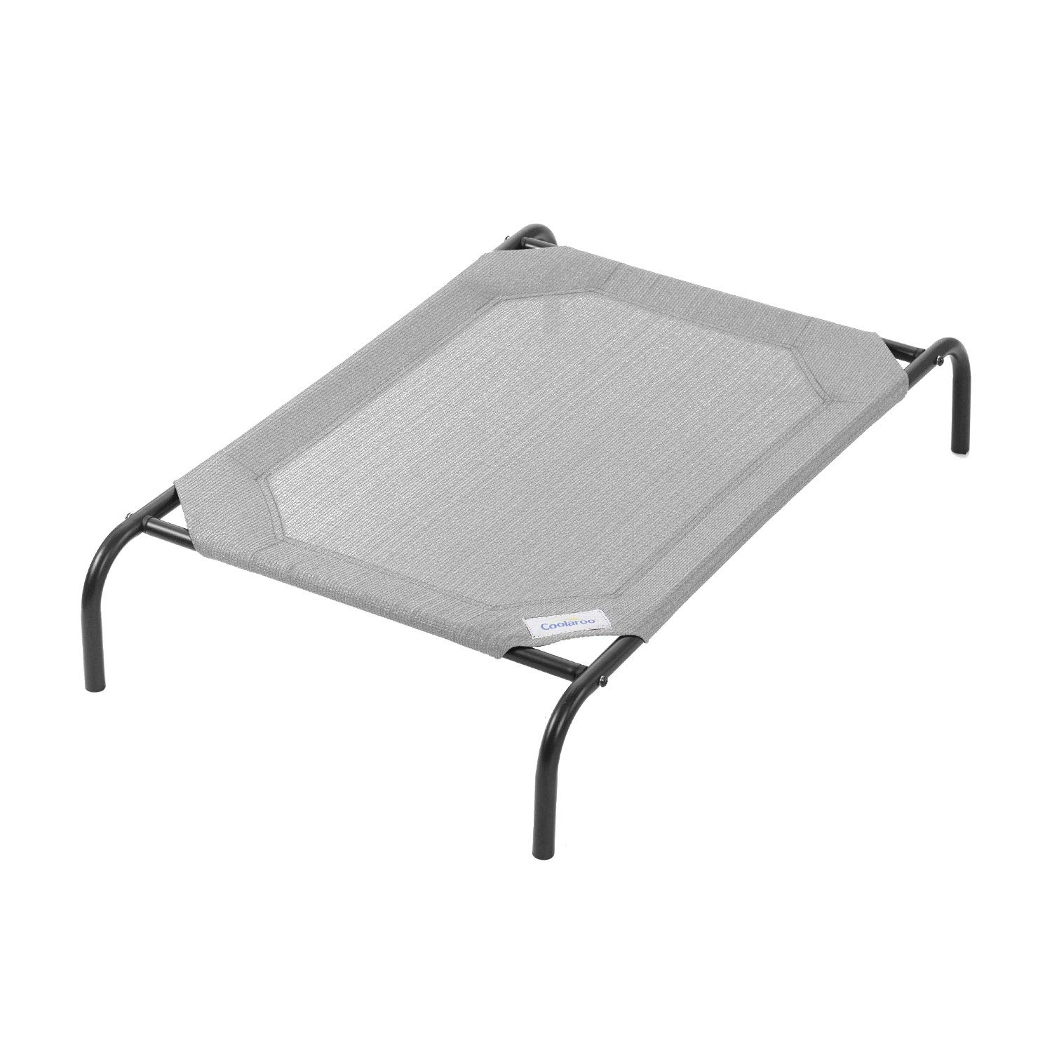 COOLAROO The Original Cooling Elevated Dog Bed, Indoor and Outdoor, Large, Grey