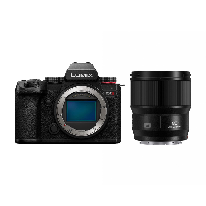 Panasonic LUMIX S5II Mirrorless Camera (DC-S5M2BODY) with LUMIX S Series 85mm F1.8 L Mount Interchangeable Lens (S-S85)(1)