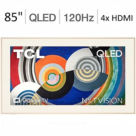 TCL 85" NXTVISION (A300W Series) 120Hz 4K QLED Smart TV