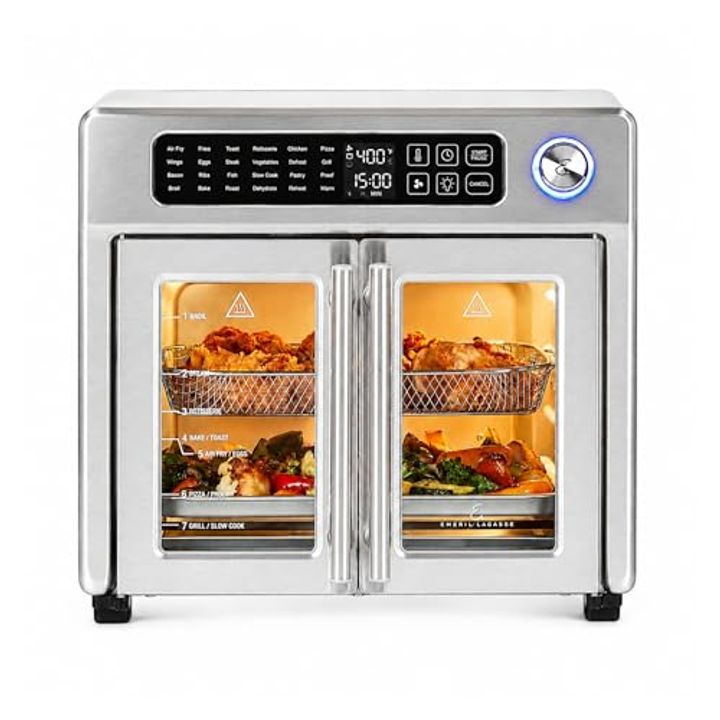 Emeril 26QT Air Fryer Toaster Oven Combo – 24 Functions