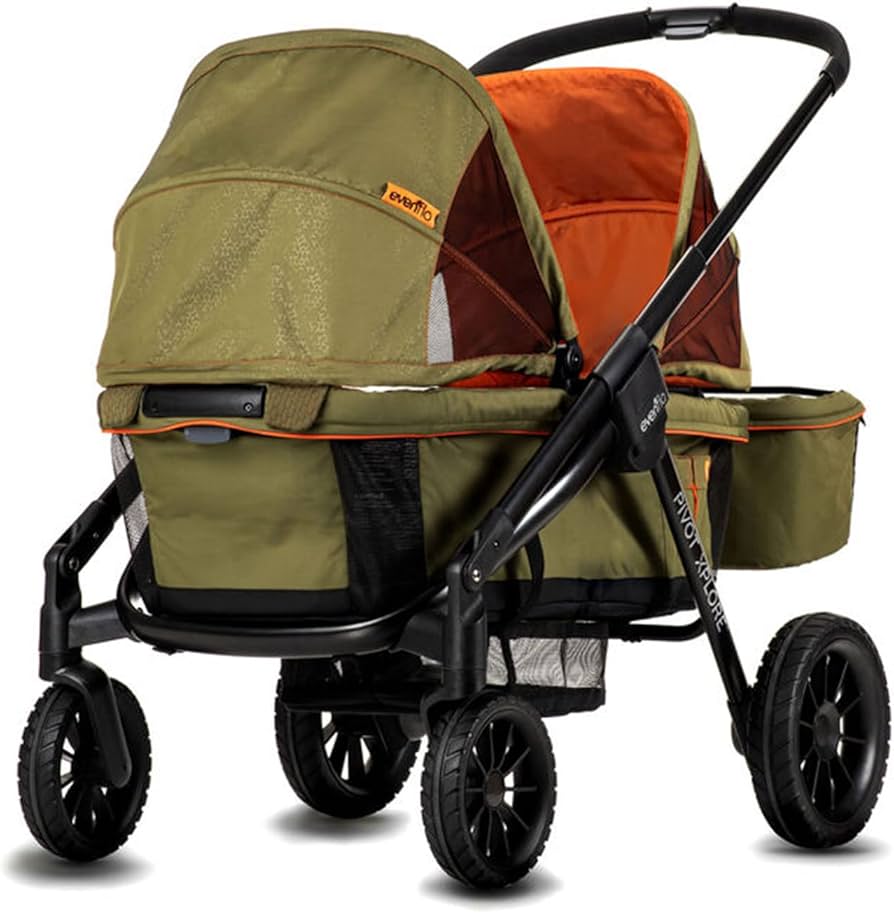Evenflo Pivot Xplore All-Terrain Stroller Wagon (Ranger Green)