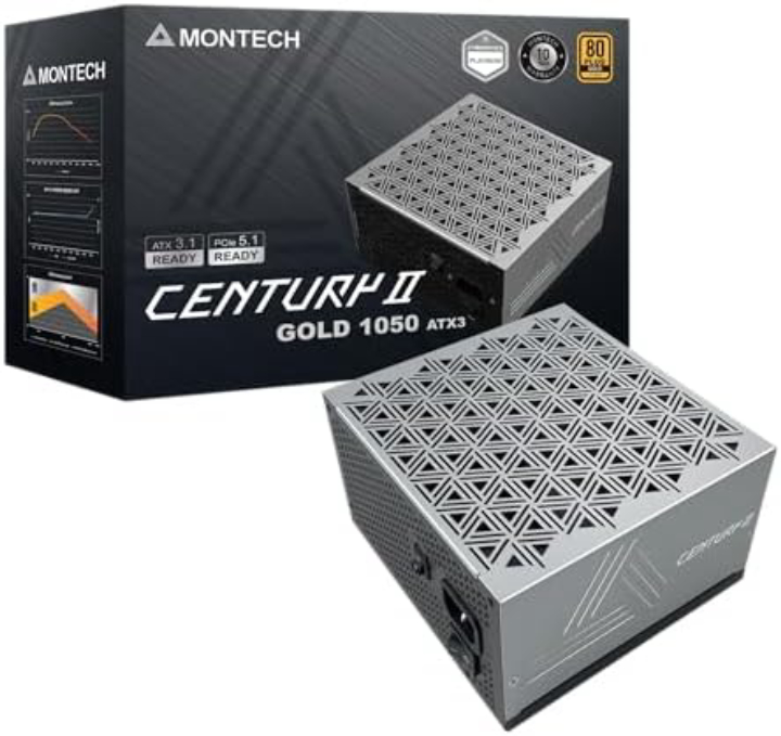 MONTECH CENTURY II 1050W 80 Plus Gold Gaming Power Supply