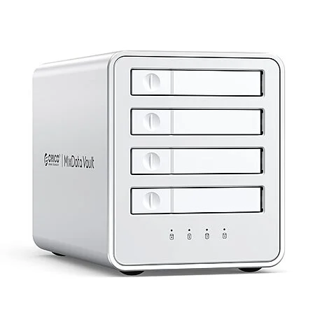 ORICO 4-Bay USB-C Docking Station, 5 Gbps Speed, 10 Gbps Hub Expansion, 40 TB Storage, Compatible with 2.5" SSD 