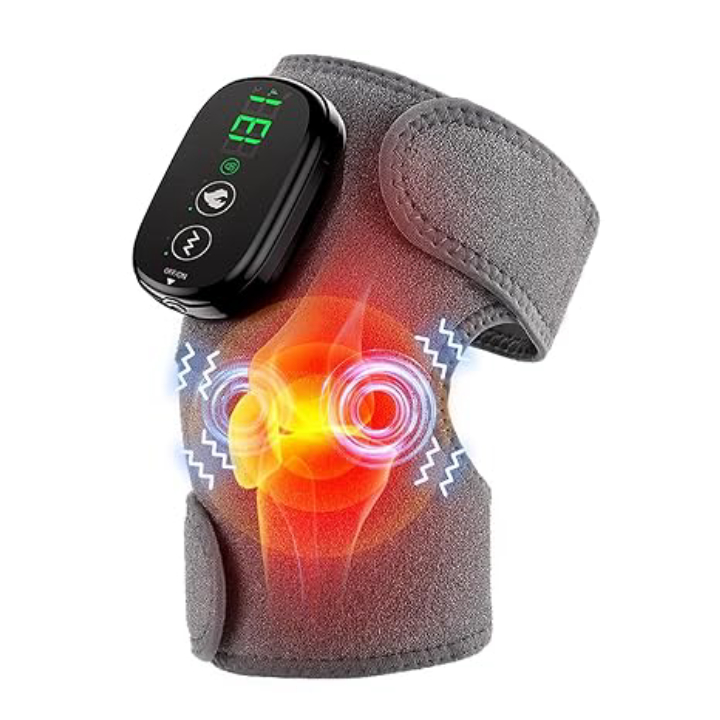 3‑in‑1 Heated Knee, Shoulder & Foot Massager – Cordless Relief Anywhere