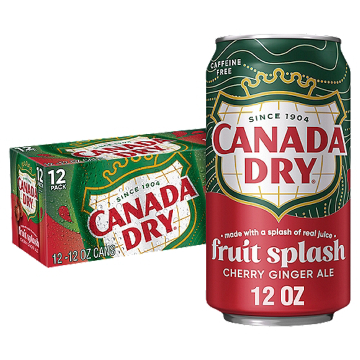 12-Pack 12-Oz Canada Dry Cherry Ginger Ale