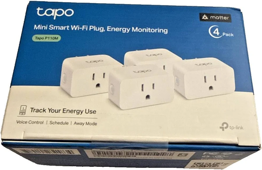 TP-Link Tapo P110M Smart Plug Mini (4-Pack)