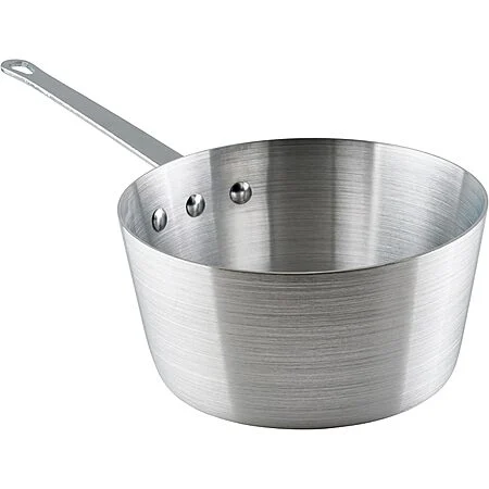3.75-Qt or 2.5-Qt Winco Heavy-Duty Aluminum Tapered Sauce Pan