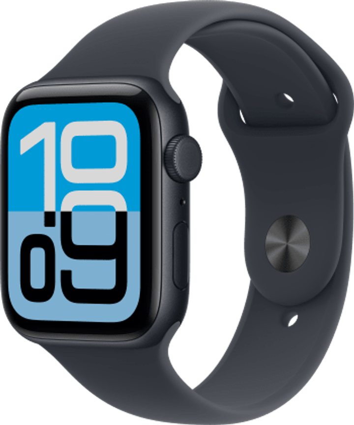 Apple Watch SE 3 [GPS + Cellular 44mm] Smartwatch with Midnight Aluminum Case with Midnight Sport Ban