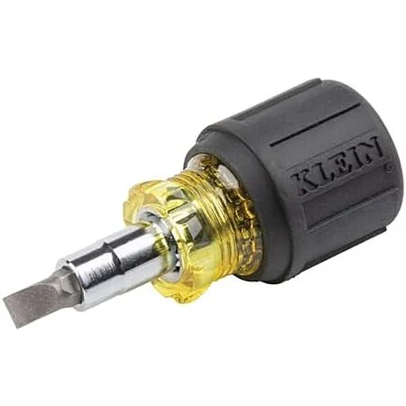 Klein Tools 6-in-1 Stubby Multi-Bit Screwdriver