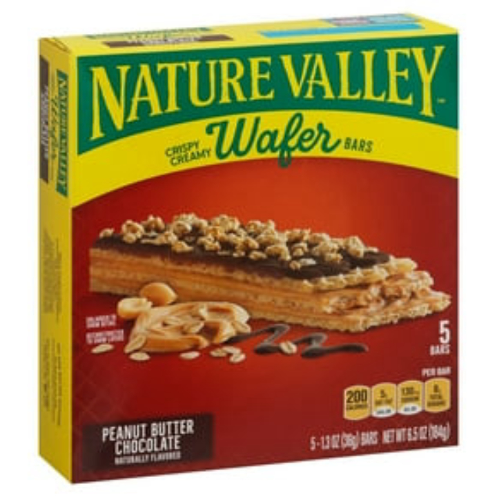 5-Ct Nature Valley Crispy Creamy Wafer Bars Peanut Butter Chocolate