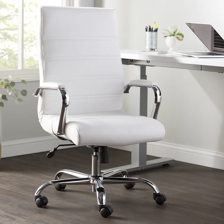 Wayfair Basics LeatherSoft High-Back Swivel Office Chair