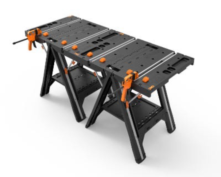 WORX Pegasus Multi-Function 2-in-1 Folding Work Table & Sawhorse