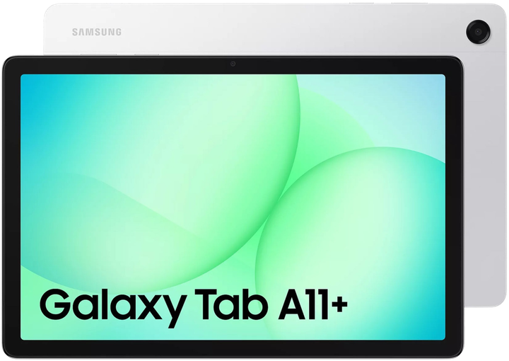 Samsung Galaxy Tab A11+ Widescreen Tablet, 128GB, Android 16, Silver