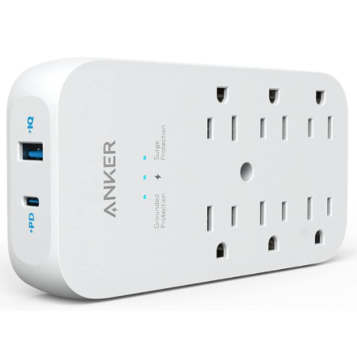 Anker 10-in-1 Wall Outlet Extender w/ USB-C