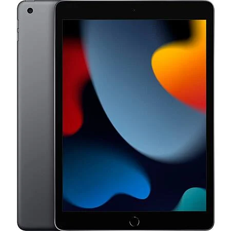 Refurb: 64GB Apple iPad 10.2" Wi-Fi Tablet (9th Gen, 2021, Space Gray)