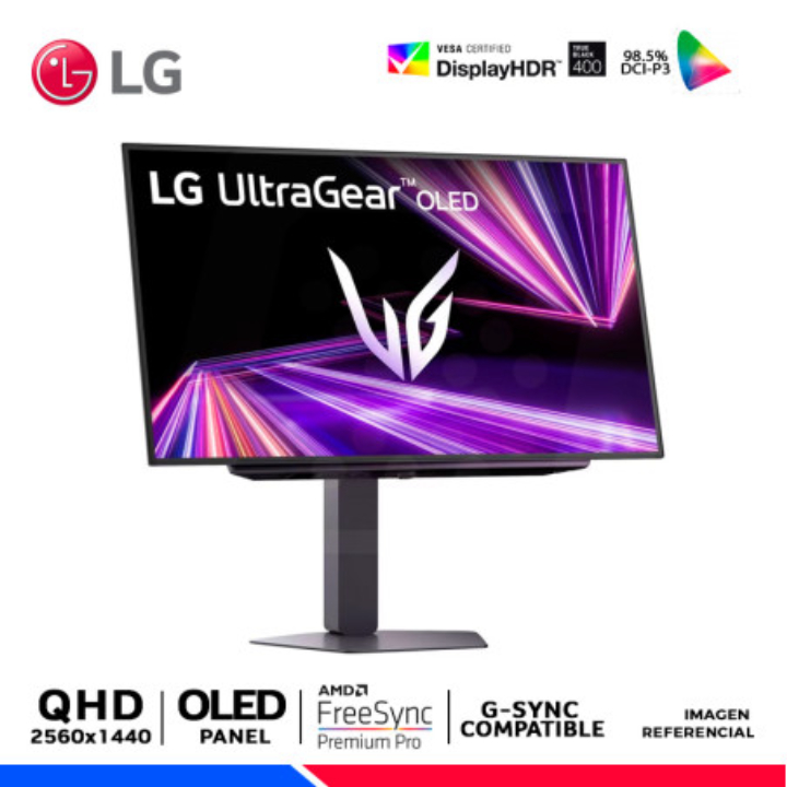 LG 27GX704A-B 27-inch Ultragear QHD OLED Gaming Monitor 240Hz