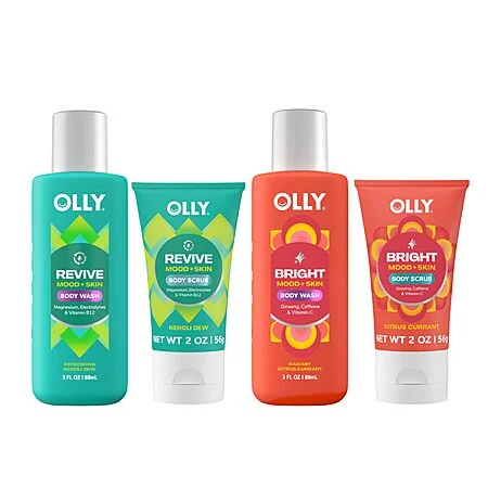 4-Piece Olly Body Wash and Body Scrub Repair Skin Barrier $5.40 w/ S&S + Free Shipping w/ Prime or on $35+