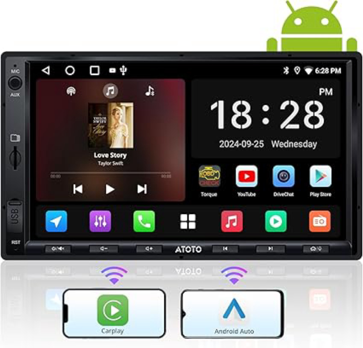 ATOTO A5L 7" Android 2G+32G Double DIN Car Radio w/ Backup Camera $135.91 + Free Shipping