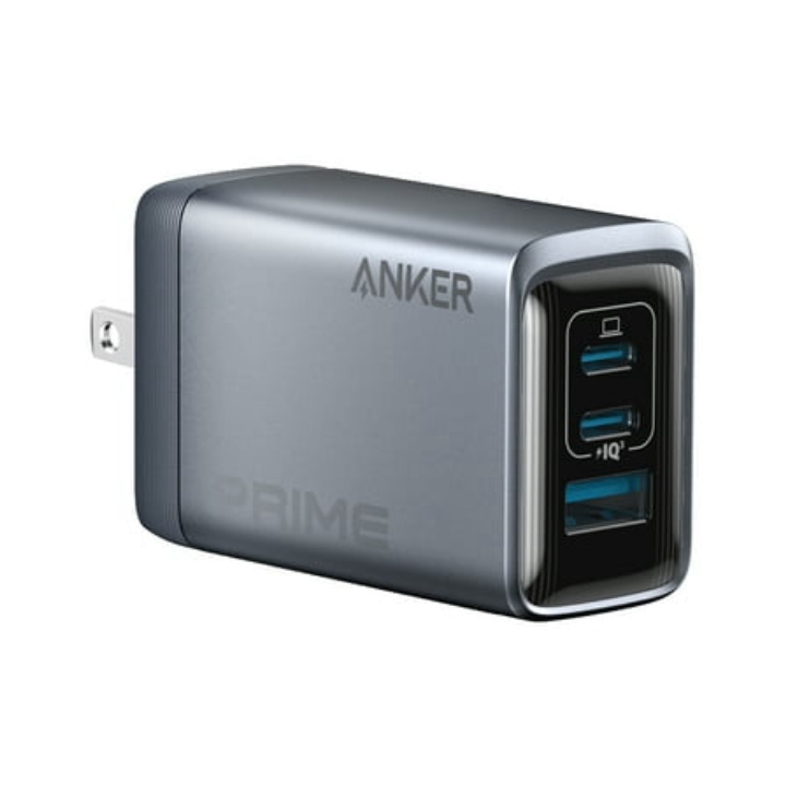 Anker Prime Charger, 100W 3-Port GaN USB C Charger Block, Fast Charging wall Charger