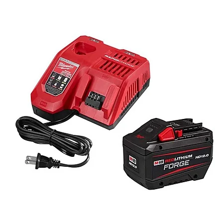 Milwaukee M18 18V 12.0 Ah REDLITHIUM FORGE Battery & Charger