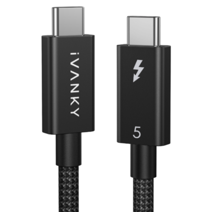 iVANKY 3.3' Thunderbolt 5 Cable 120Gbps 240W PD Intel Certified