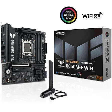 ASUS TUF Gaming B850M-E mATX Motherboard + 1TB Team Group NV5000 M.2 SSD
