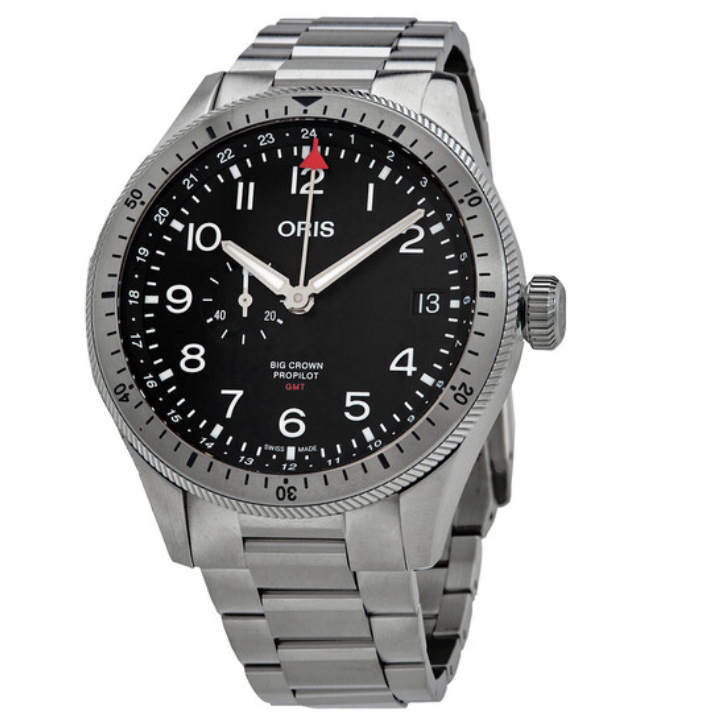 Big Crown ProPilot Timer GMT Automatic Black Dial Men's Watch