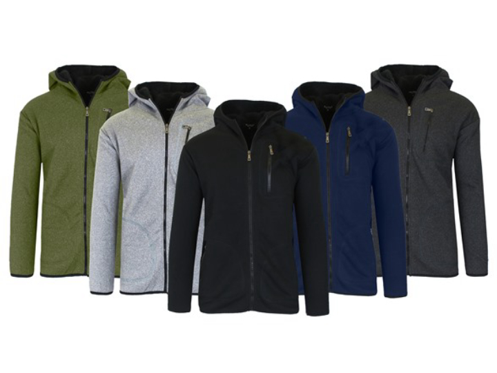 2 Pack Men's & Women's Heavyweight Classic & Tech Sherpa Fleece Hoodies $20 + Free Shipping w/ Prime
